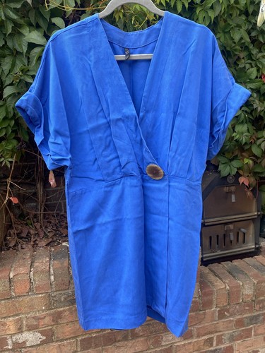 Zara basic blue - zara, dress