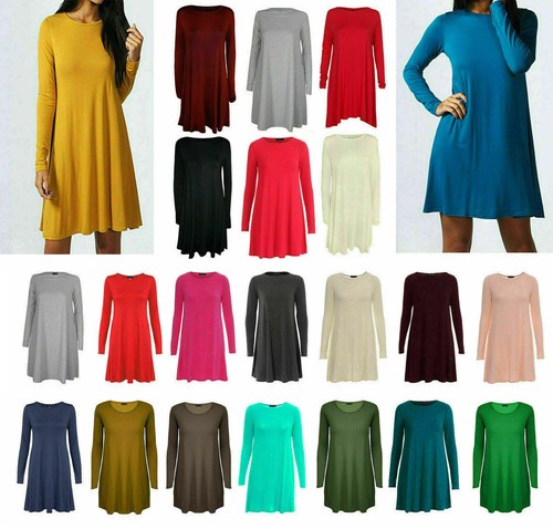 Womens long sleeve swing - womens,