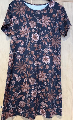 Women floral brown tunic - women’s,