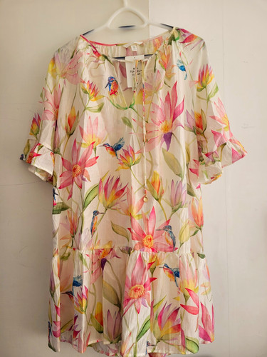 Multicolour floral bird - multicolour,