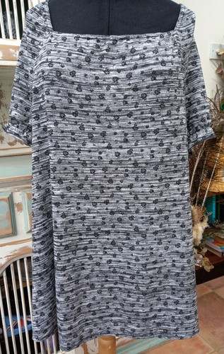 Yours tunic dress square neck - yours,