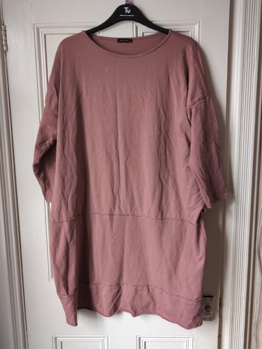 Dusty pink oversized tunic - ,