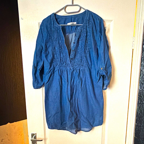 George blue denim tunic - george,