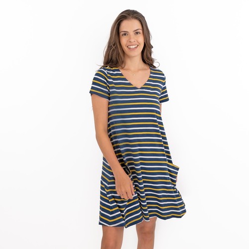 Seasalt dress womens navy blue - womens,