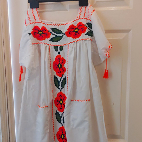 White cotton floral - cotton,