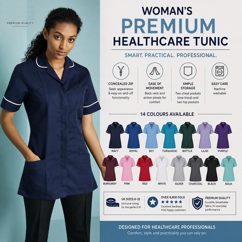 Womens nurses tunic healthcare - womens,