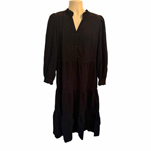 Finery black corduroy cotton - corduroy,