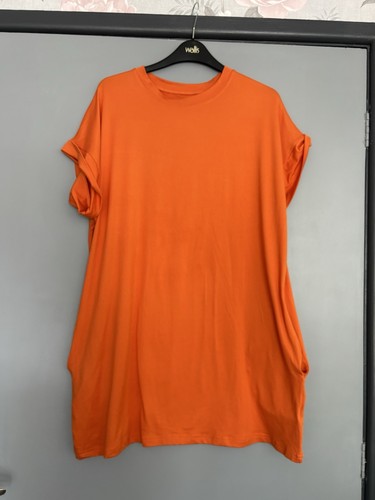 New shein orange oversized - shein,