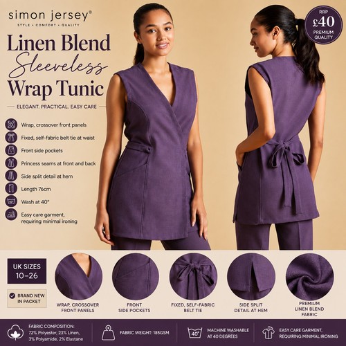 Beauty tunic linen dress - linen,