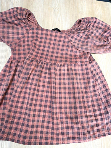 Yours pink grey gingham - yours,
