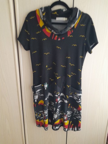 Ladies black tunic dress - ladies,