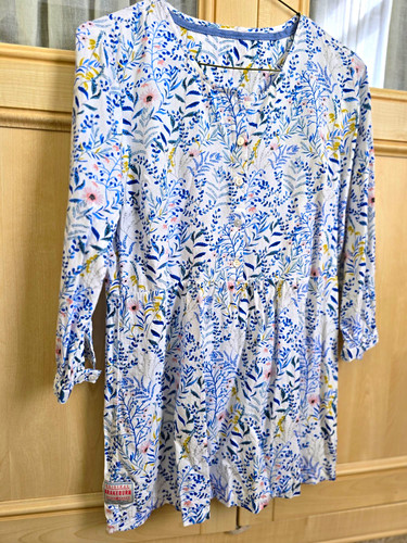 Brakeburn white blue floral - brakeburn,
