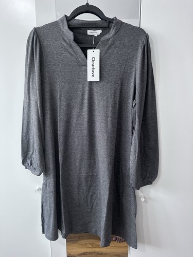 Clearlove charcoal grey - clearlove, v-neck