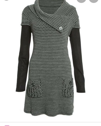 Quiz grey knitted cowl - grey,